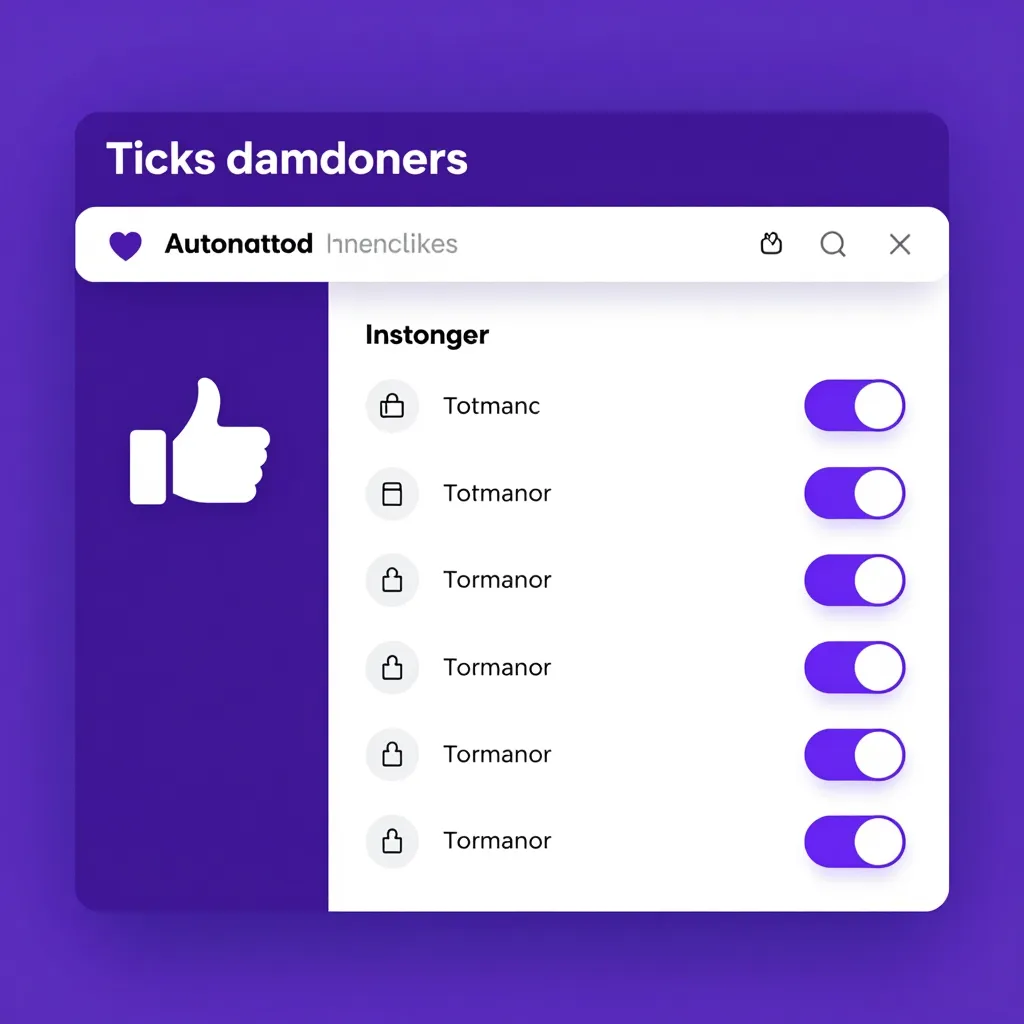 Instagram auto likes dashboard