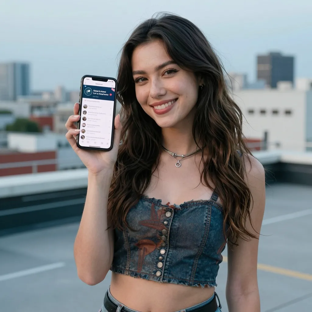 Influencer with Telegram channel subscribers